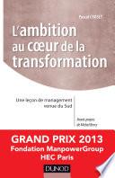 L'ambition au coeur de la transformation