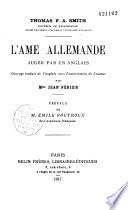 L'âme allemande jugée par un anglais