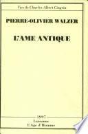 L'âme antique