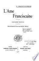 L'âme franciscaine