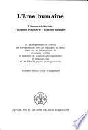 L'âme humaine