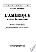 L'Amérique cette inconnue