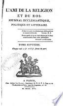 L'Ami de la religion et du roi