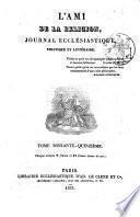 L'Ami de la religion et du roi