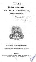 L'Ami de la religion