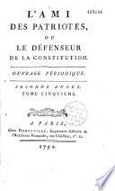 L'ami des patriotes, ou Le défenseur de la Révolution