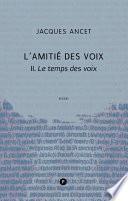 L'Amitié des voix