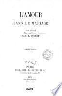 L'amour dans le mariage