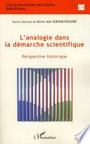 L'analogie dans la démarche scientifique