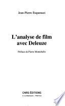 L'analyse de film avec Deleuze
