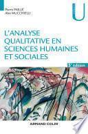 L'analyse qualitative en sciences humaines et sociales - 5e éd.
