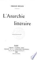 L'anarchie littéraire