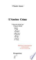 L'ancien crime