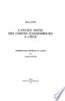 L'ancien hôtel des comtes d'Ansembourg à Liège