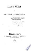L'âne mort et la femme guillotinée