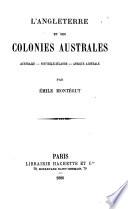 L'Angleterre et ses colonies australes