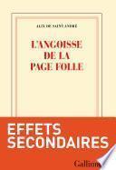 L'angoisse de la page folle