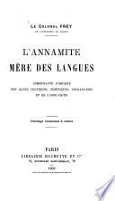 L'annamite, mère des langues