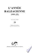 L'Année balzacienne