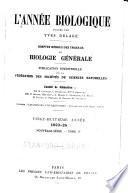 L'Année biologique
