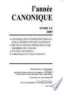 L'Année canonique