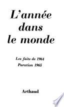 L'Annee dans le mond