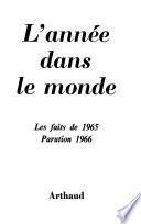 L'Annee dans le mond