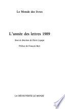 L'Année des lettres