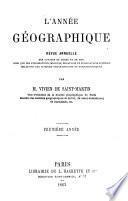 L'Année géographique