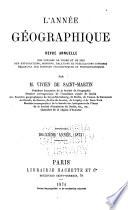 L'Année géographique