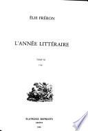 L'Année littéraire