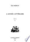 L'Année litteraire