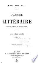 L'Année littéraire