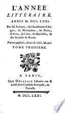 L'Année littéraire