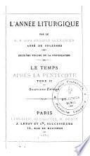 L'année Liturgique