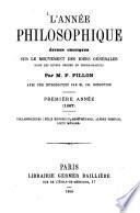 L'Année philosophique