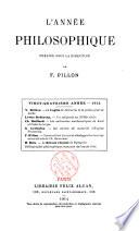 L'Année philosophique