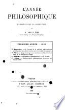 L'Année philosophique