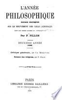 L'Année philosophique