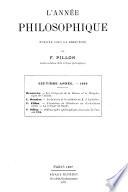 L'Année philosophique