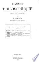 L'Année philosophique