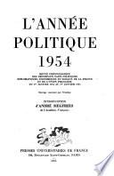 L'Année politique, économique, sociale et diplomatique en France