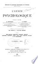 L'Année psychologique