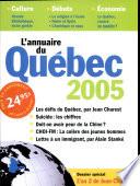 L'annuaire du Québec 2005
