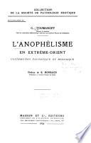 L'anophélisme en Extrême-Orient