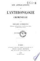 L'anthropologie criminelle