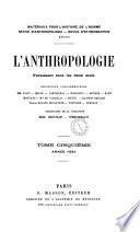 L'Anthropologie