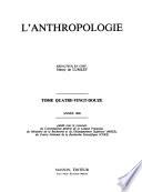 L'Anthropologie