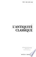 L'Antiquité classique