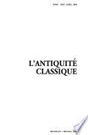 L'Antiquité classique